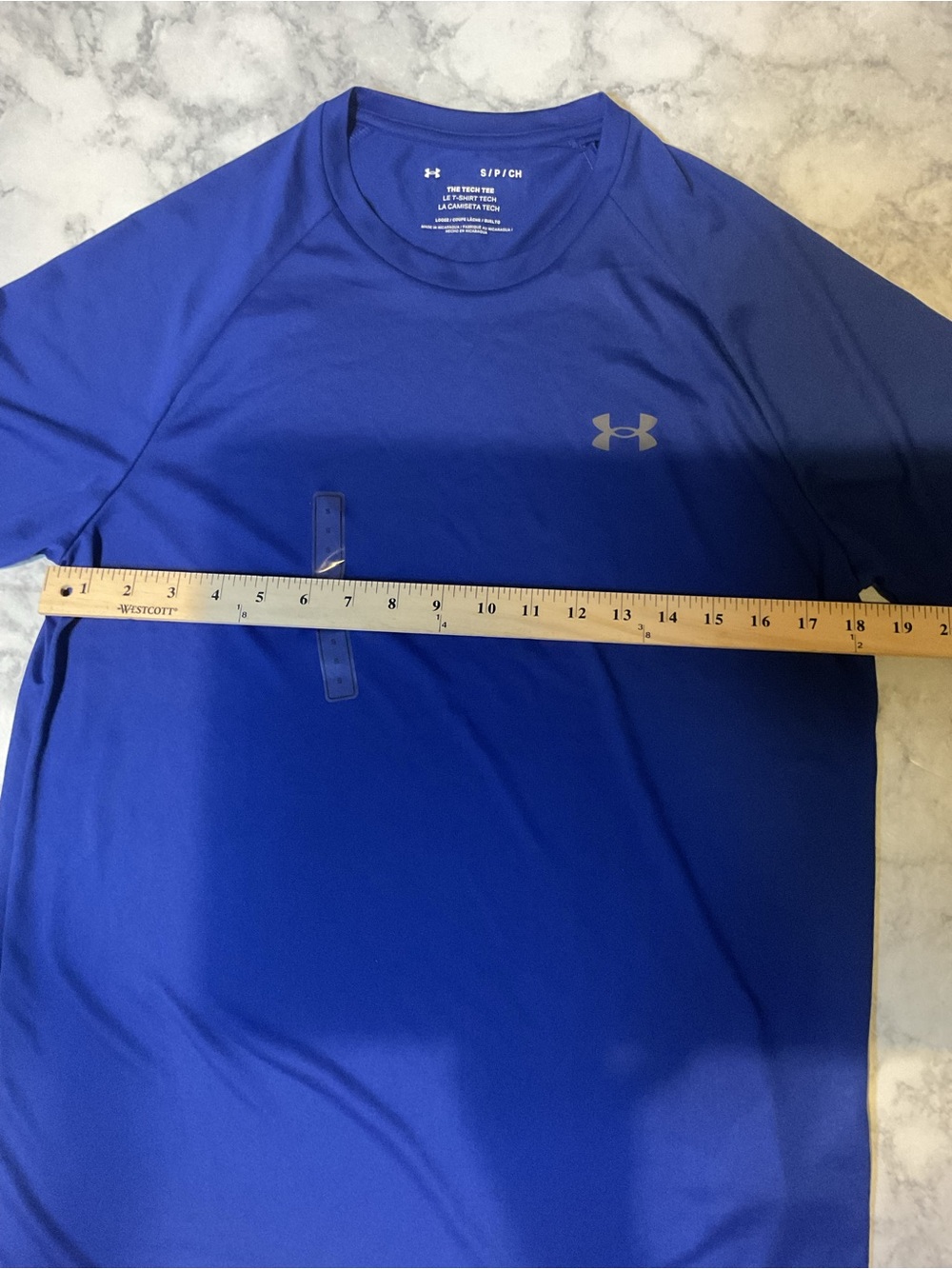 Under Armour Royal Blue Men's Short Sleeve Performance Tee - Picture 8 of 9